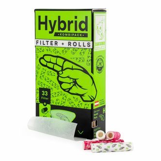 Zestaw Kombi – 33 filtry + 4 m bibułek w pudełku (hybrydowy)