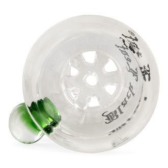 Szklana miska cylindryczna z szklanym sitkiem (Black Leaf)