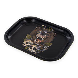 Ryczący Niedźwiedź - Metalowa tacka do skręcania mała (TRIBE)