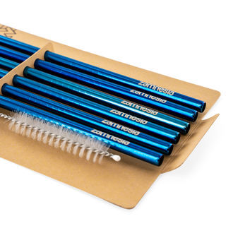 Metalowe słomki do picia (Zamnesia)