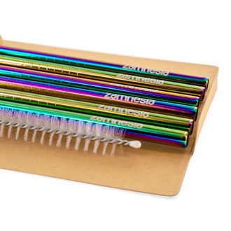 Metalowe słomki do picia (Zamnesia)