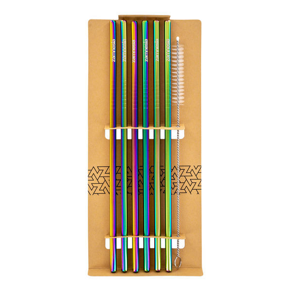 Metalowe słomki do picia (Zamnesia)