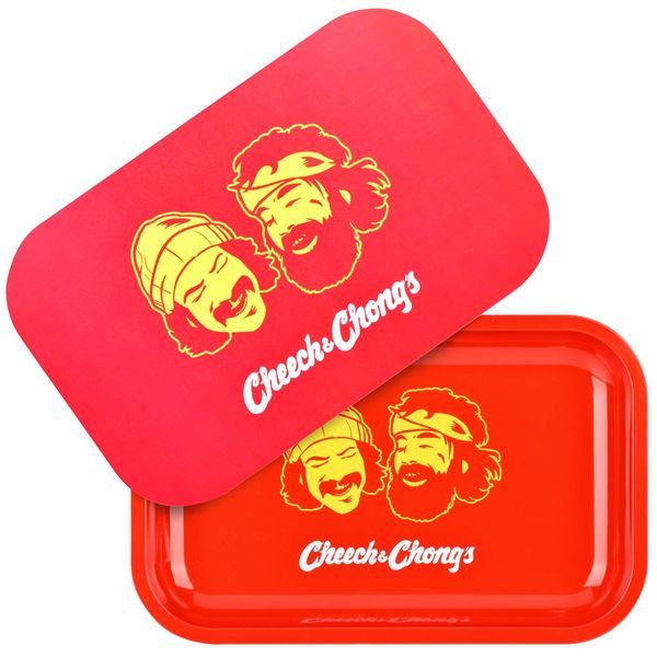 Metalowa tacka do skręcania z pokrywką Medium (Cheech & Chong x Pulsar)