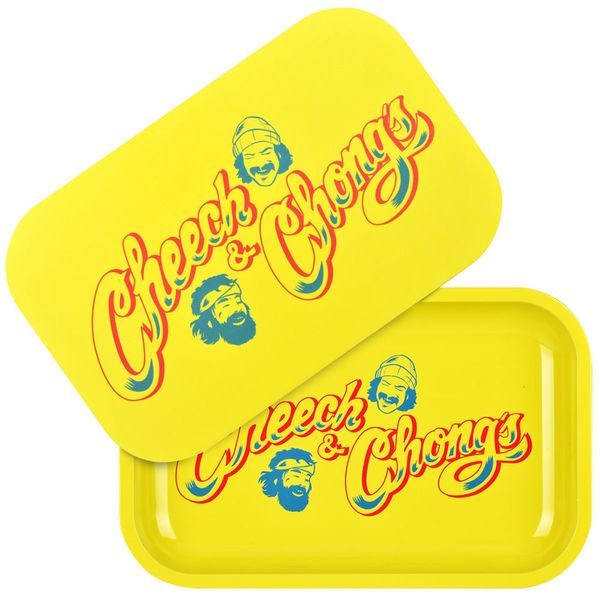 Metalowa tacka do skręcania z pokrywką Medium (Cheech & Chong x Pulsar)