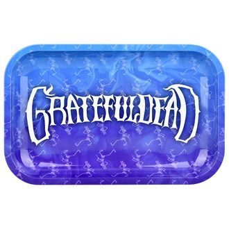 Metalowa taca do skręcania ze zdejmowaną pokrywą, średnia (Grateful Dead x Pulsar)