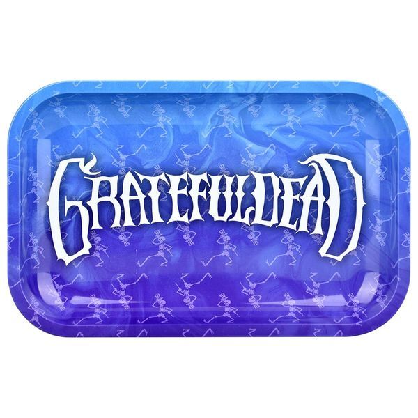 Metalowa taca do skręcania ze zdejmowaną pokrywą, średnia (Grateful Dead x Pulsar)