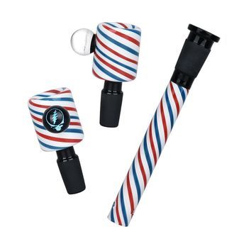 Szklany bong stożkowy Liberty (Grateful Dead x Pulsar)