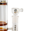 Bong z potrójnym perkolatorem honeycomb i turbiną 18'' (Tsunami Glass)
