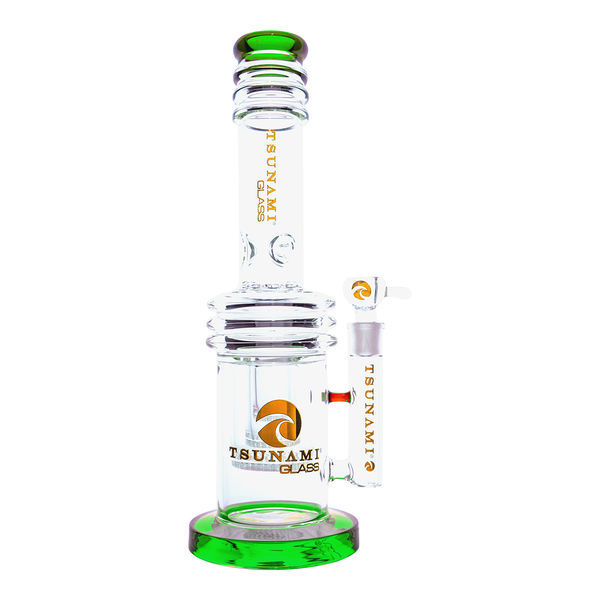 Potrójny perkolator plastra miodu w kształcie serca Bong 17'' (Tsunami Glass)