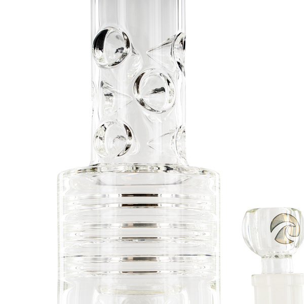 Bongo Barrel Showerhead Drum Honeycomb 20'' (Tsunami Glass)