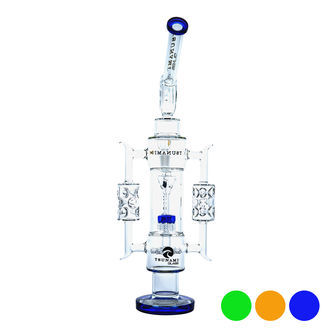 Bong typu recycler z prysznicem Sprinkler 20'' (Tsunami Glass)