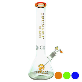 Bong Beaker z pułapką na lód 15'' (Tsunami Glass)