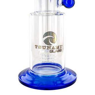 Bongo dab rig z boczną szyjką 10'' (Tsunami Glass)