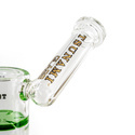 Bongo dab Side Neck Honey Turbine 9" (Tsunami Glass)