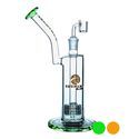 Bongo dab rig z perkolatorem prysznicowym 11" (Tsunami Glass)