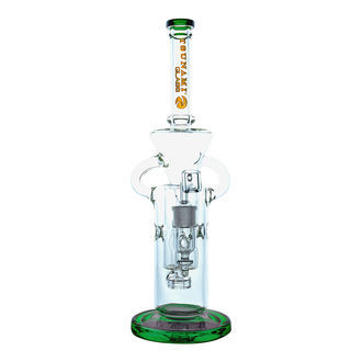 Bongo do dabów Shower Head Swiss Recycler 13'' (Tsunami Glass)