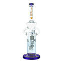 Bongo do dabów Shower Head Swiss Recycler 13'' (Tsunami Glass)