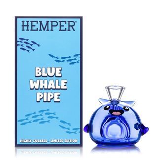 Szklana fajka Blue Whale (Hemper)