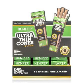 Stożki Hemper Ultra Thin Brown 1¼