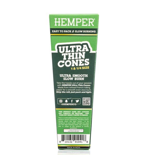 Hemper Ultra Thin White bletki stożkowe 1¼