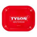 Metalowa tacka do skręcania czerwona „Tyson Amsterdam” (TYSON 2.0)