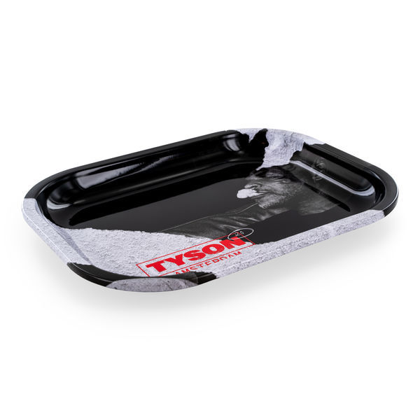 Metalowa tacka do skręcania White „Relaxing Mike” (TYSON 2.0)