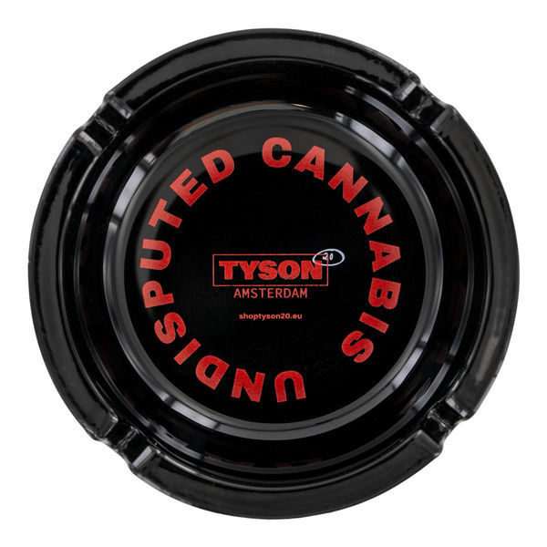 Czarna szklana popielniczka (TYSON 2.0)