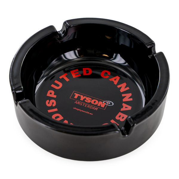 Czarna szklana popielniczka (TYSON 2.0)