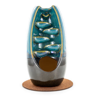 Kominek zapachowy z efektem wodospadu, niebieski