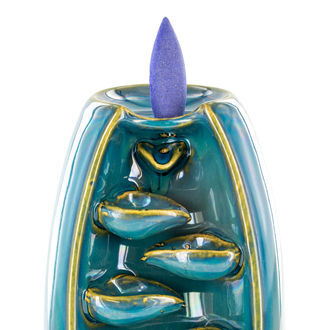 Kominek zapachowy z efektem wodospadu, niebieski