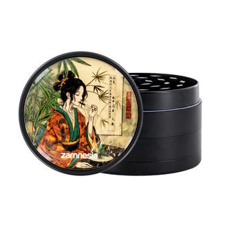 Kolekcja metalowych młynków Rising Sun (Zamnesia) – 4-częściowy Ø50 mm