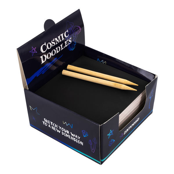 Kosmiczne Notatki Scratch Doodles (Zamnesia)