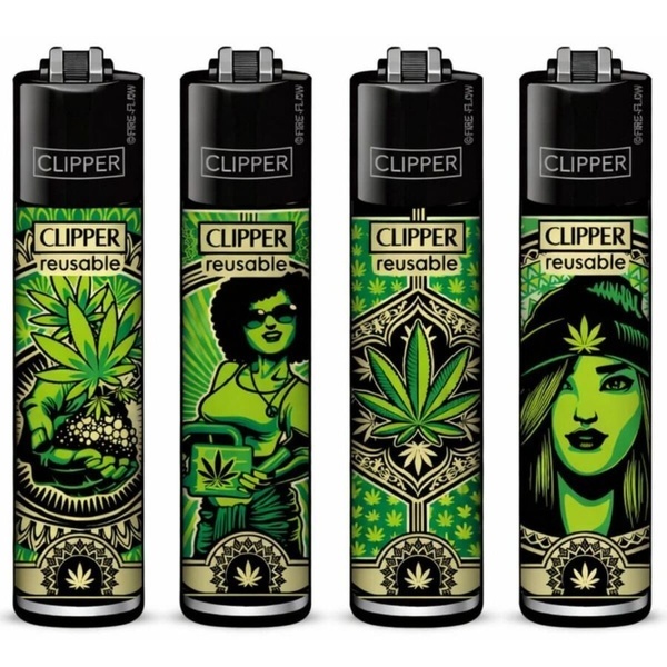 Zapalniczka Klasyczna Sztuka Trawy (Clipper)