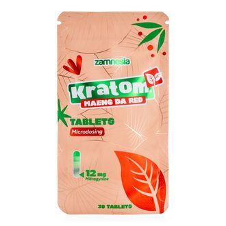 Tabletki z mikrodawkami kratomu - Maeng Da Red (Zamnesia)