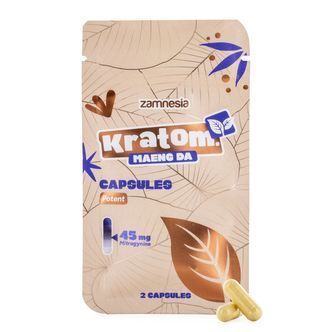 Kapsułki z kratomem – ekstrakt 45 mg (Zamnesia)