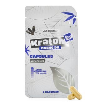 Kapsułki z kratomem – ekstrakt 65 mg (Zamnesia)