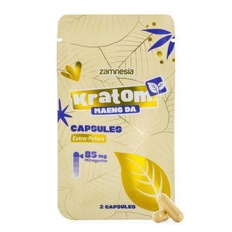 Kapsułki z kratomem – ekstrakt 85 mg (Zamnesia)