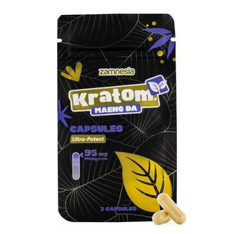 Kapsułki z kratomem – Ekstrakt 95 mg (Zamnesia)