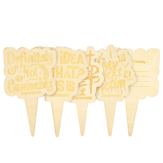 Drewniane znaczniki do doniczek (Zamnesia)