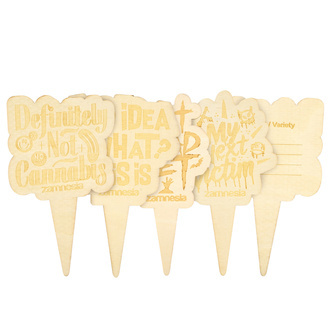 Drewniane znaczniki do doniczek (Zamnesia)