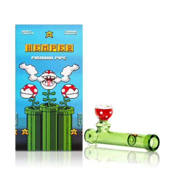 Gaming Flower Piranha – szklana fajka ręczna (Hemper)