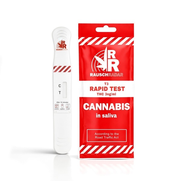 RauschRadar® test śliny na THC (3,5 ng/ml)