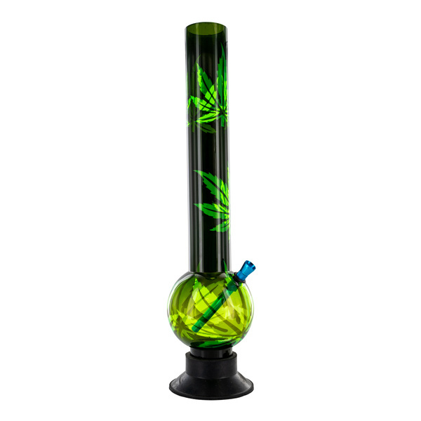 Akrylowy bong Dark Leaves