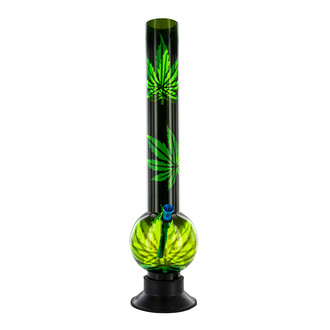 Akrylowy bong Dark Leaves