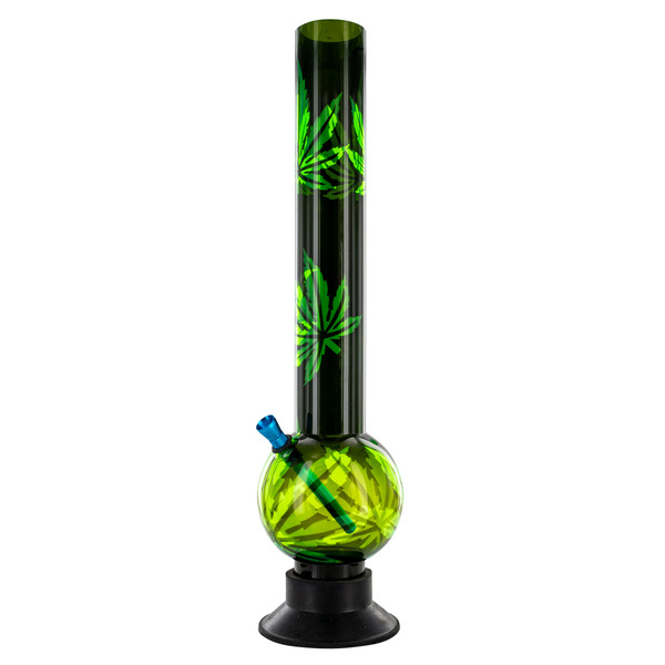 Akrylowy bong Dark Leaves