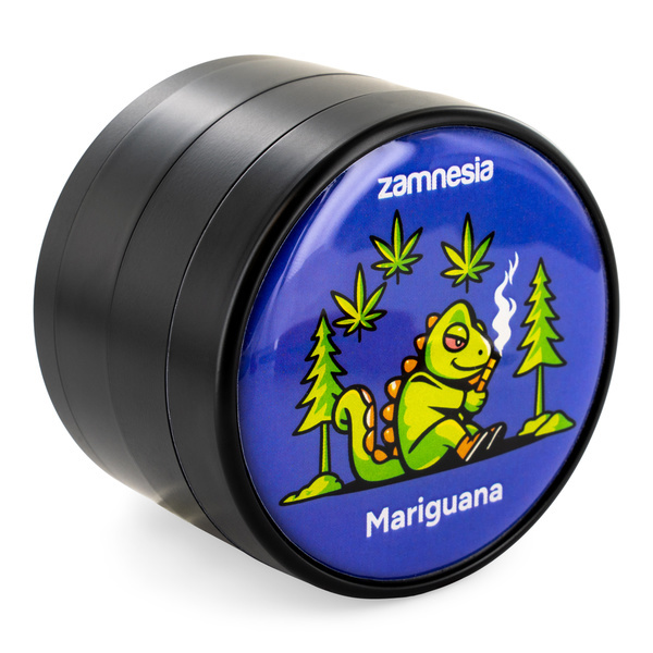 Puff Pals Metalowy Młynek (Zamnesia) – kolekcja, 4‑częściowy, Ø63 mm