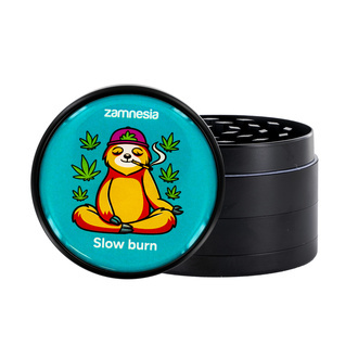 Puff Pals Metalowy Młynek (Zamnesia) – kolekcja, 4‑częściowy, Ø63 mm