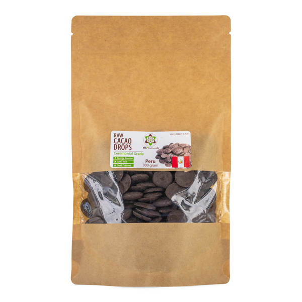 Surowe krople kakao – Peru