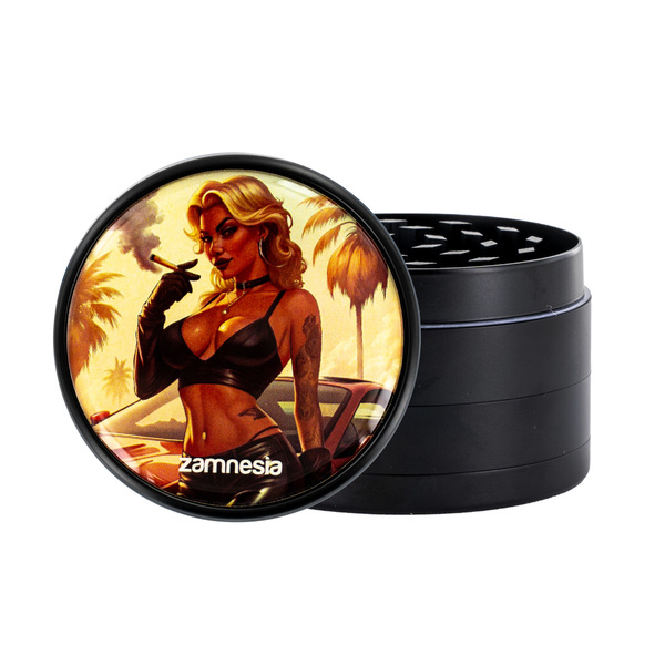 Kolekcja metalowych młynków Bad Bitches (TRIBE) – 4‑częściowy Ø63 mm