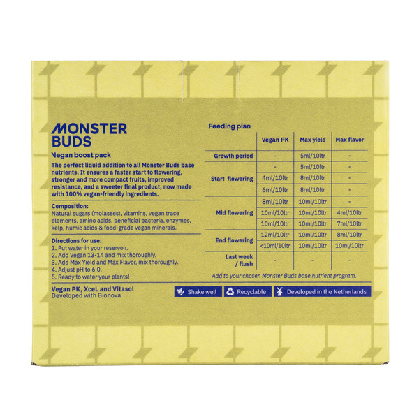Wegański zestaw Boost Pack – Monster Buds